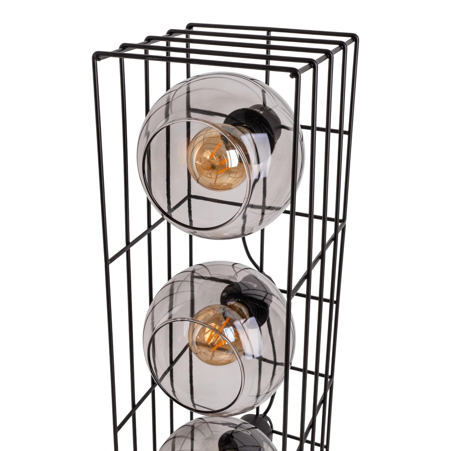Glas-Stehleuchte "CESTA" H: 95cm