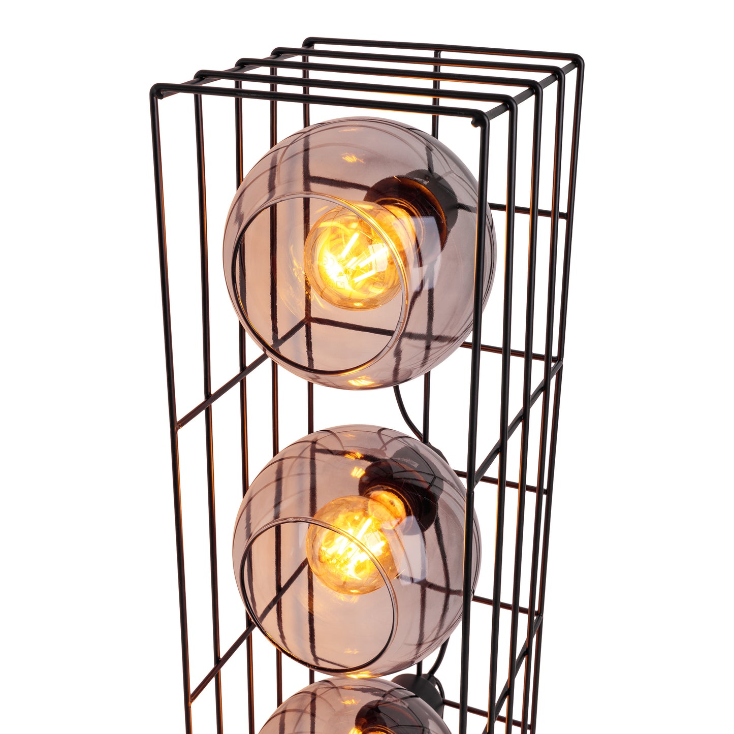Glas-Stehleuchte "CESTA" H: 95cm