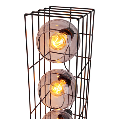 Glas-Stehleuchte "CESTA" H: 95cm