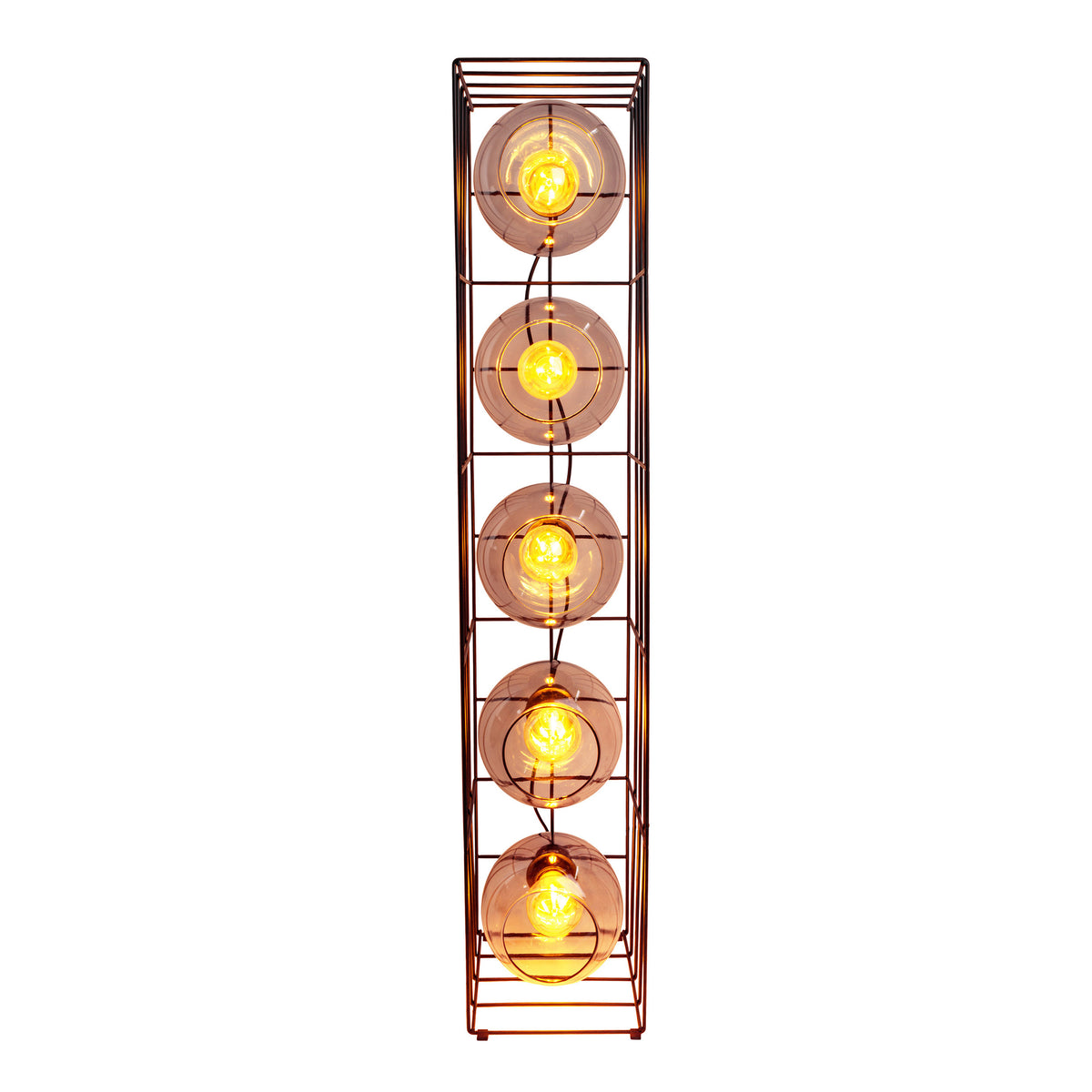 Glas-Stehleuchte "CESTA" H: 95cm