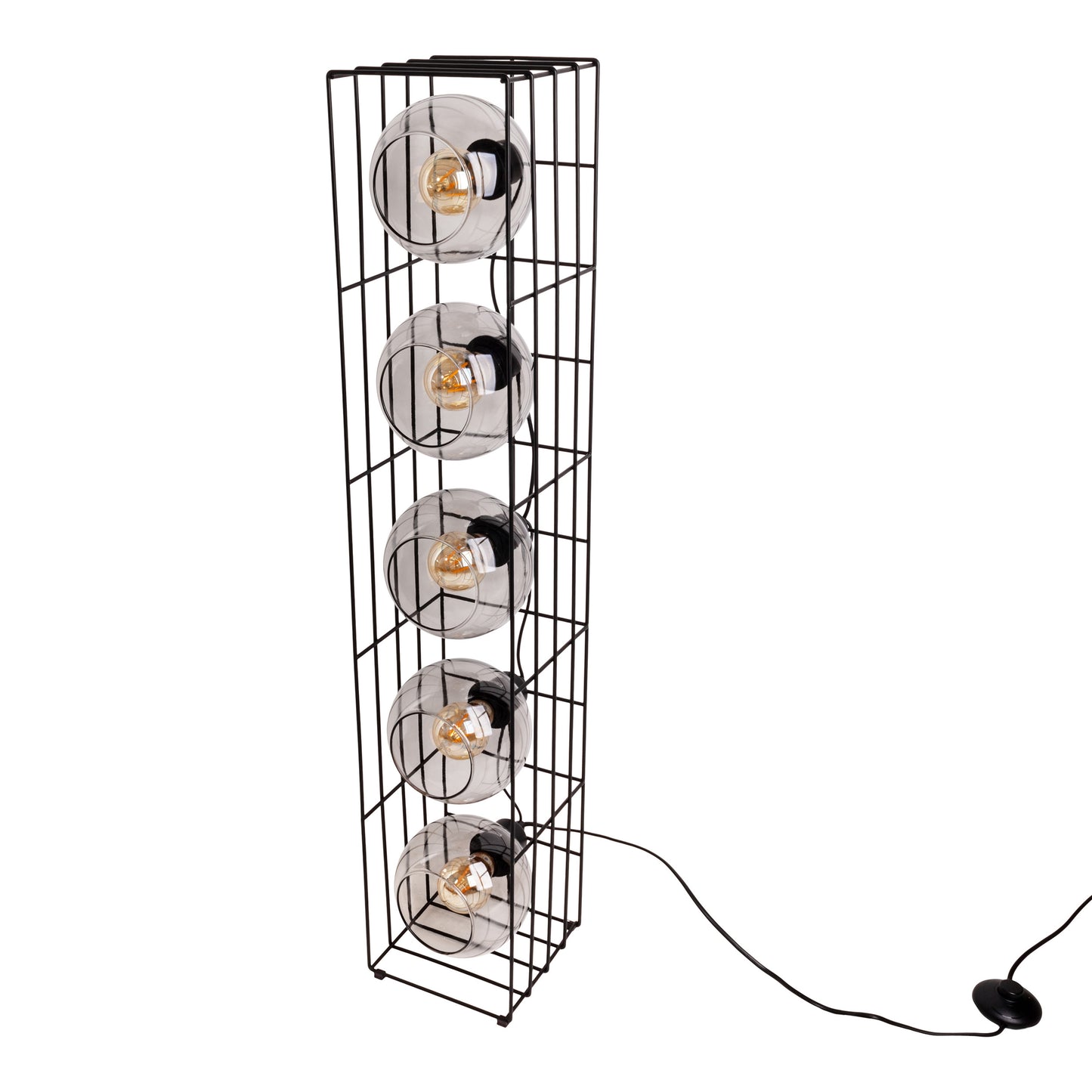 Glas-Stehleuchte "CESTA" H: 95cm