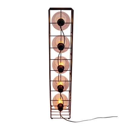Glas-Stehleuchte "CESTA" H: 95cm