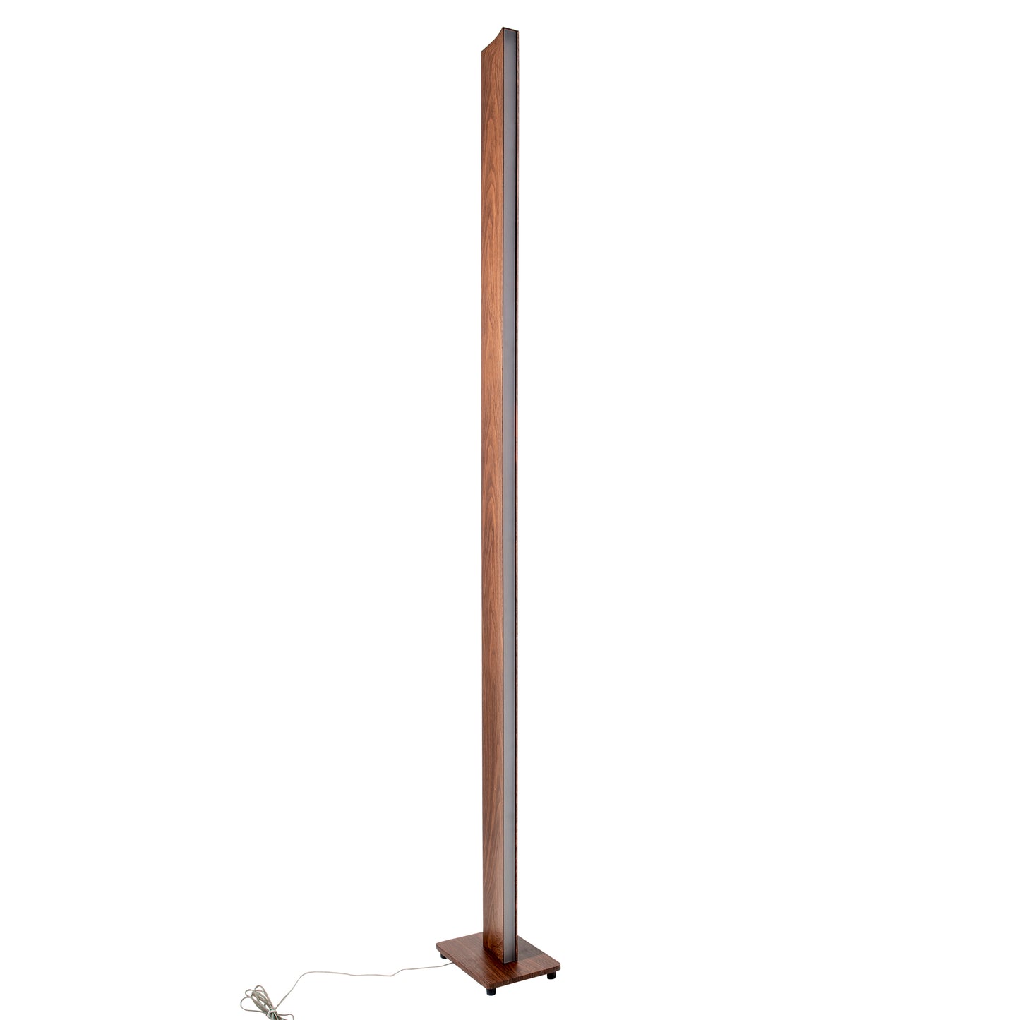 Stehleuchte - LED Stehleuchte "MADERA" h: 152cm natur, Stehlampe im Modern Style, ausMetall und Kunststoff in natur, 152 cm hoch, Maße 20 x 15 cm, inkl. LED  dimmbar  Schiebeschalter