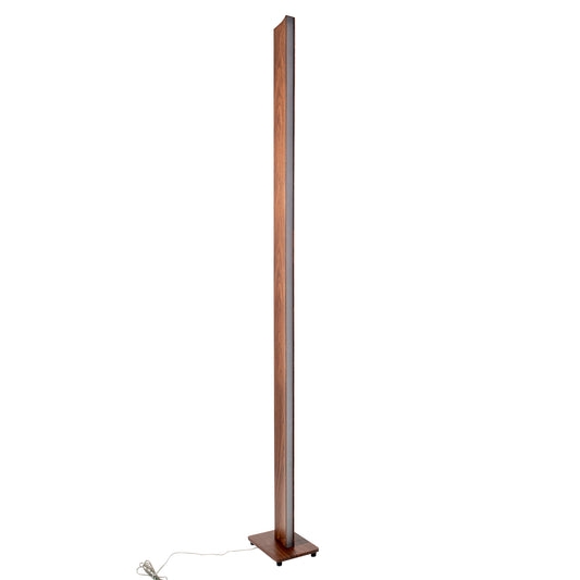 Stehleuchte - LED Stehleuchte "MADERA" h: 152cm natur, Stehlampe im Modern Style, ausMetall und Kunststoff in natur, 152 cm hoch, Maße 20 x 15 cm, inkl. LED  dimmbar  Schiebeschalter