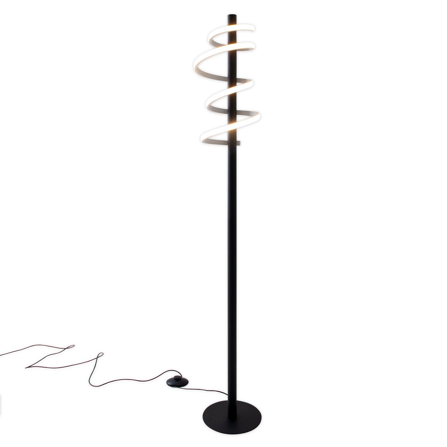 LED Stehleuchte "BELLEZA" H: 140cm schwarz