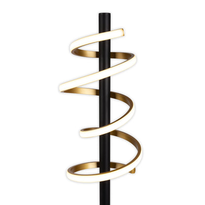 LED-Stehleuchte "BELLEZA" H: 140cm gold