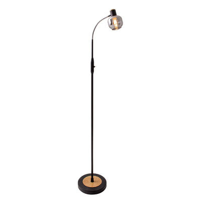 Glas-Stehleuchte "FUMOSO" H: 150cm