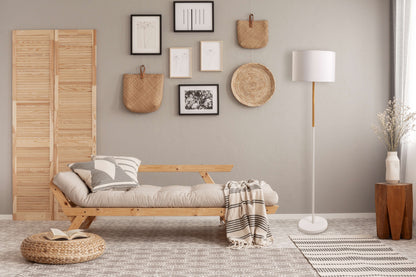 Textil-Stehleuchte "TESSILE" H:150cm weiß