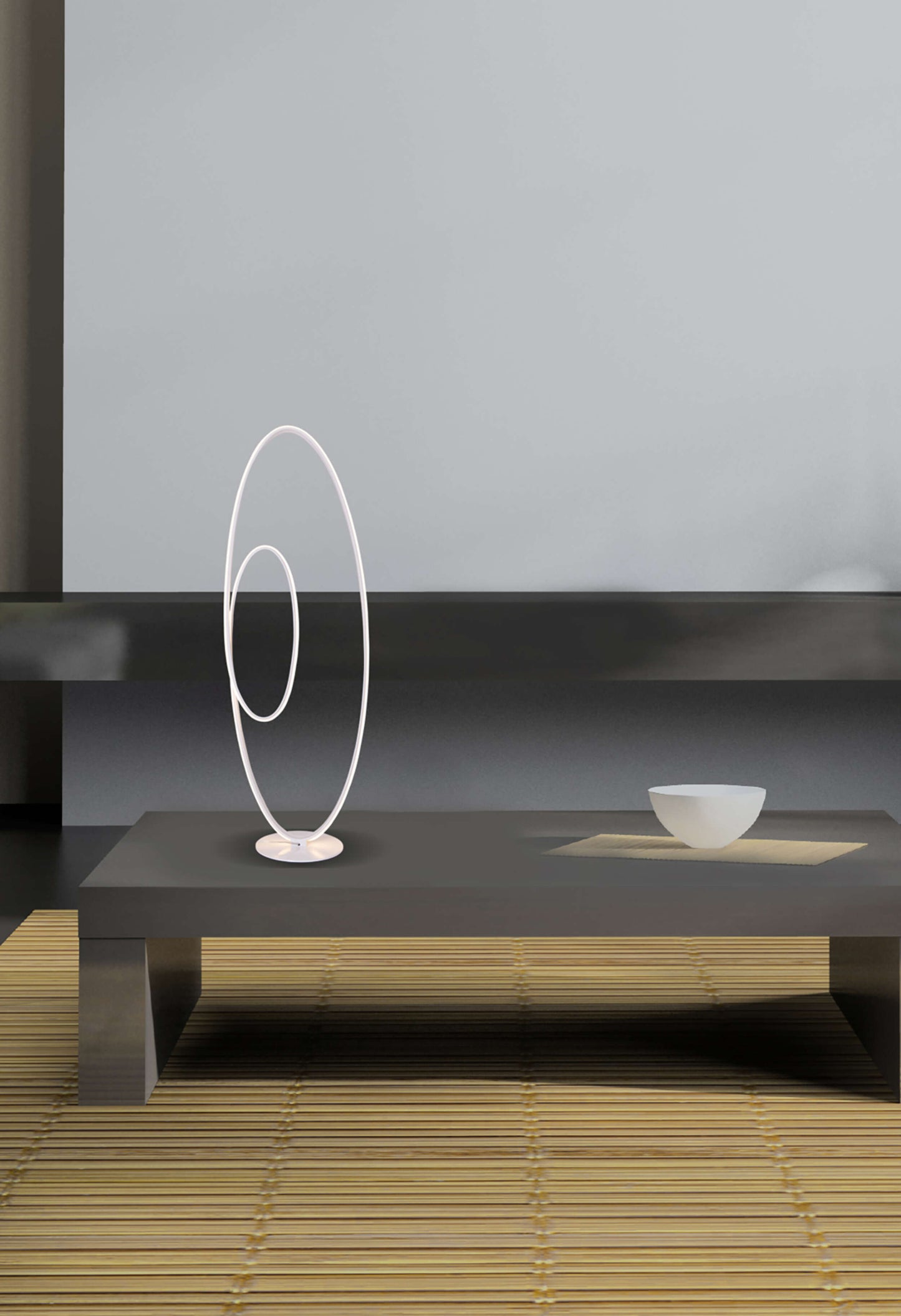 LED Stehleuchte h: 120cm weiß "ODRIVE"