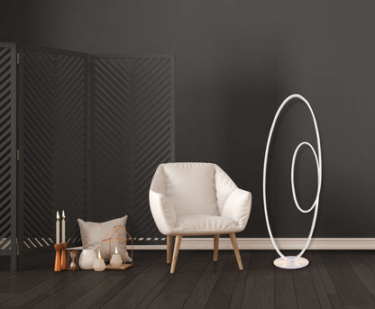 LED Stehleuchte h: 120cm weiß "ODRIVE"