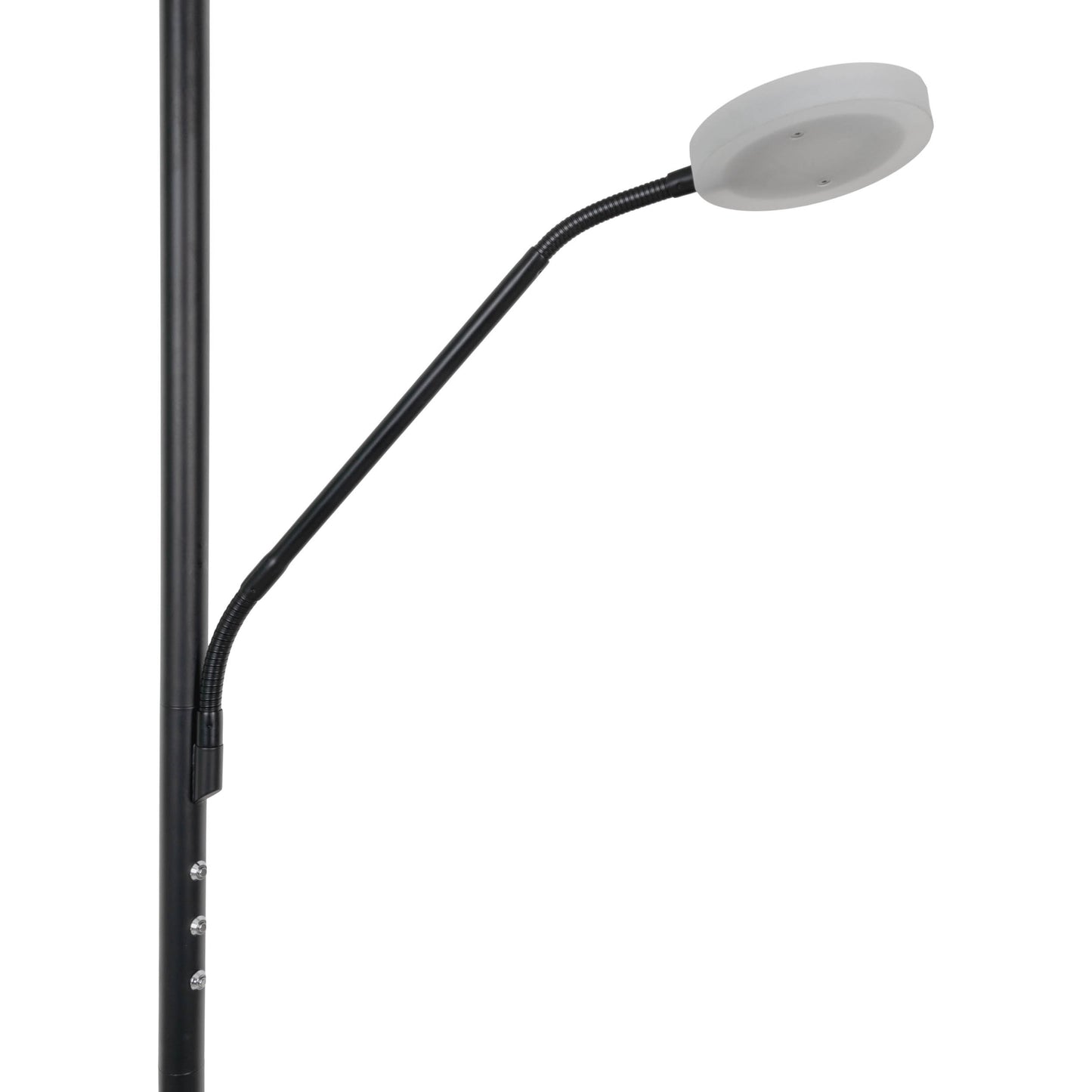 LED / CCT Stehleuchte "SAMIRO" inkl. Lesearm H: 180cm schwarz