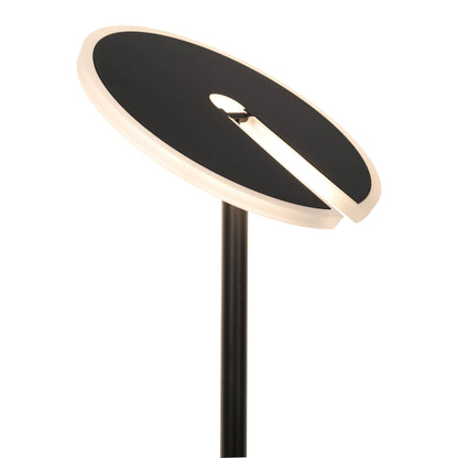 LED / CCT Stehleuchte "SAMIRO" inkl. Lesearm H: 180cm schwarz