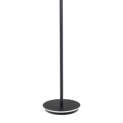 LED / CCT Stehleuchte "SAMIRO" inkl. Lesearm H: 180cm schwarz