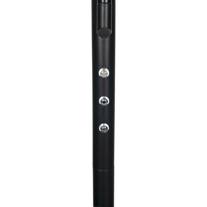 LED / CCT Stehleuchte "SAMIRO" inkl. Lesearm H: 180cm schwarz