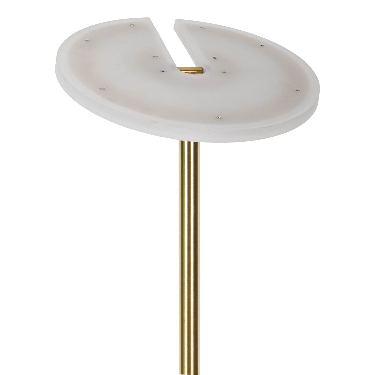LED / CCT Stehleuchte "SAMIRO" inkl. Lesearm H: 180cm messing matt