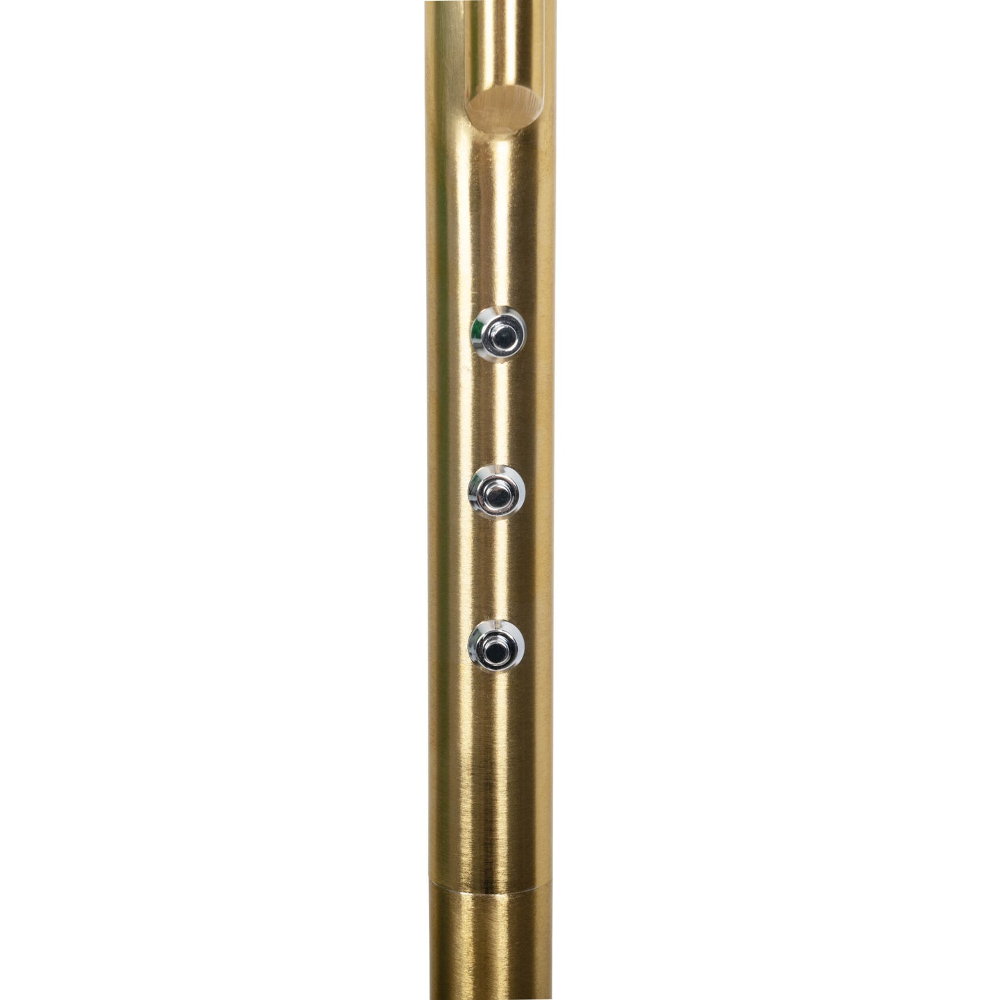 LED / CCT Stehleuchte "SAMIRO" inkl. Lesearm H: 180cm messing matt
