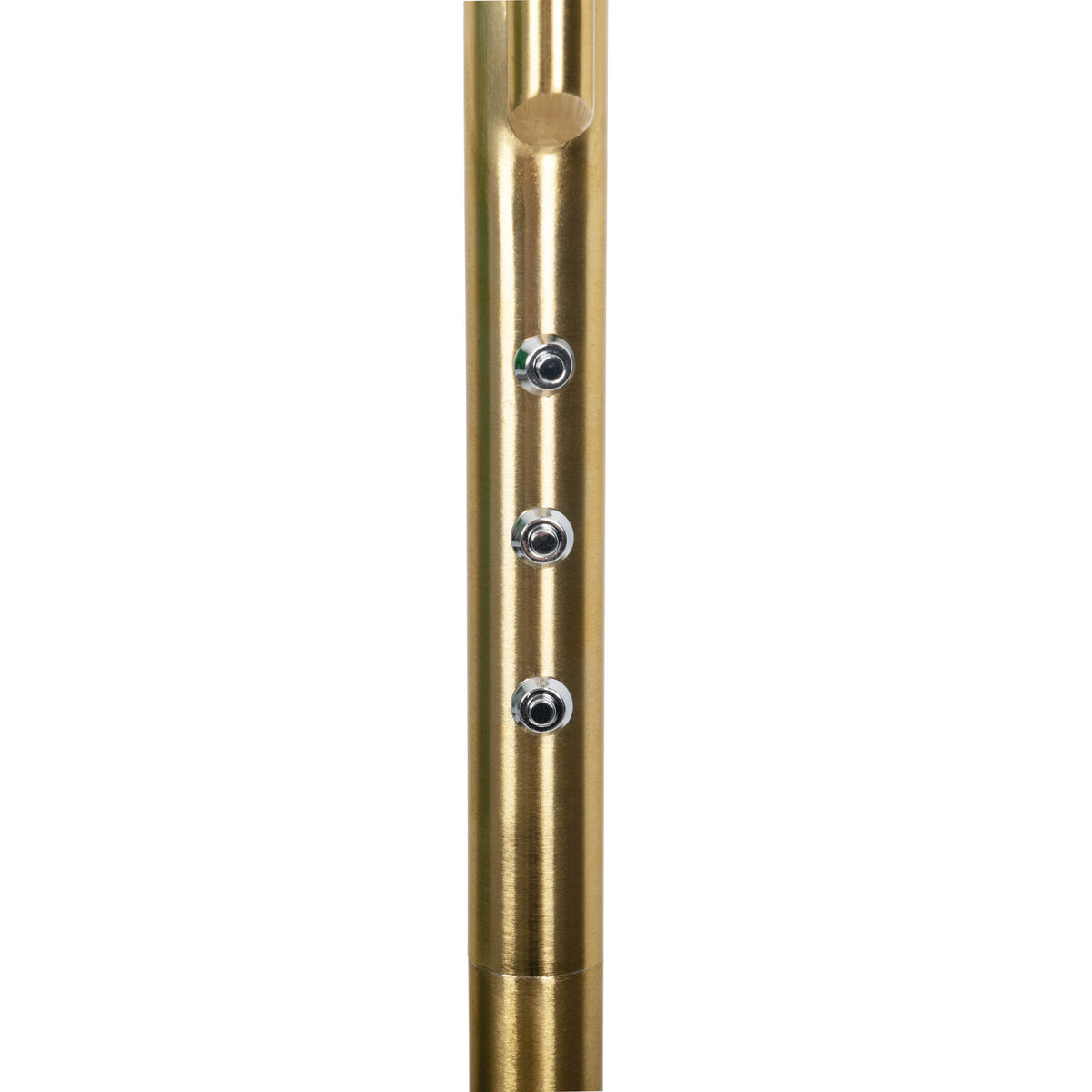 LED / CCT Stehleuchte "SAMIRO" inkl. Lesearm H: 180cm messing matt