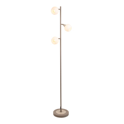 3er Stehleuchte "MONACO" H: 150cm beige