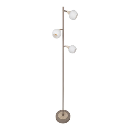 3er Stehleuchte "MONACO" H: 150cm beige
