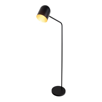 Stehleuchte "METAVION" H: 140cm schwarz/gold