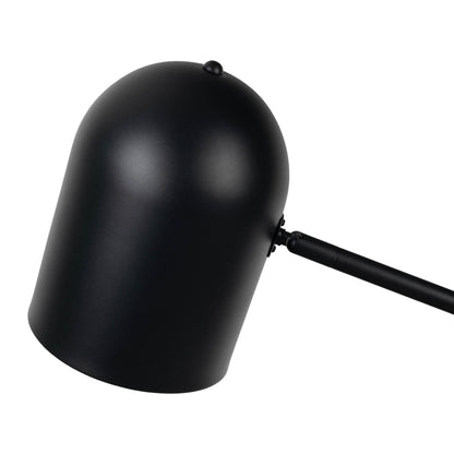 Stehleuchte "METAVION" H: 140cm schwarz/gold