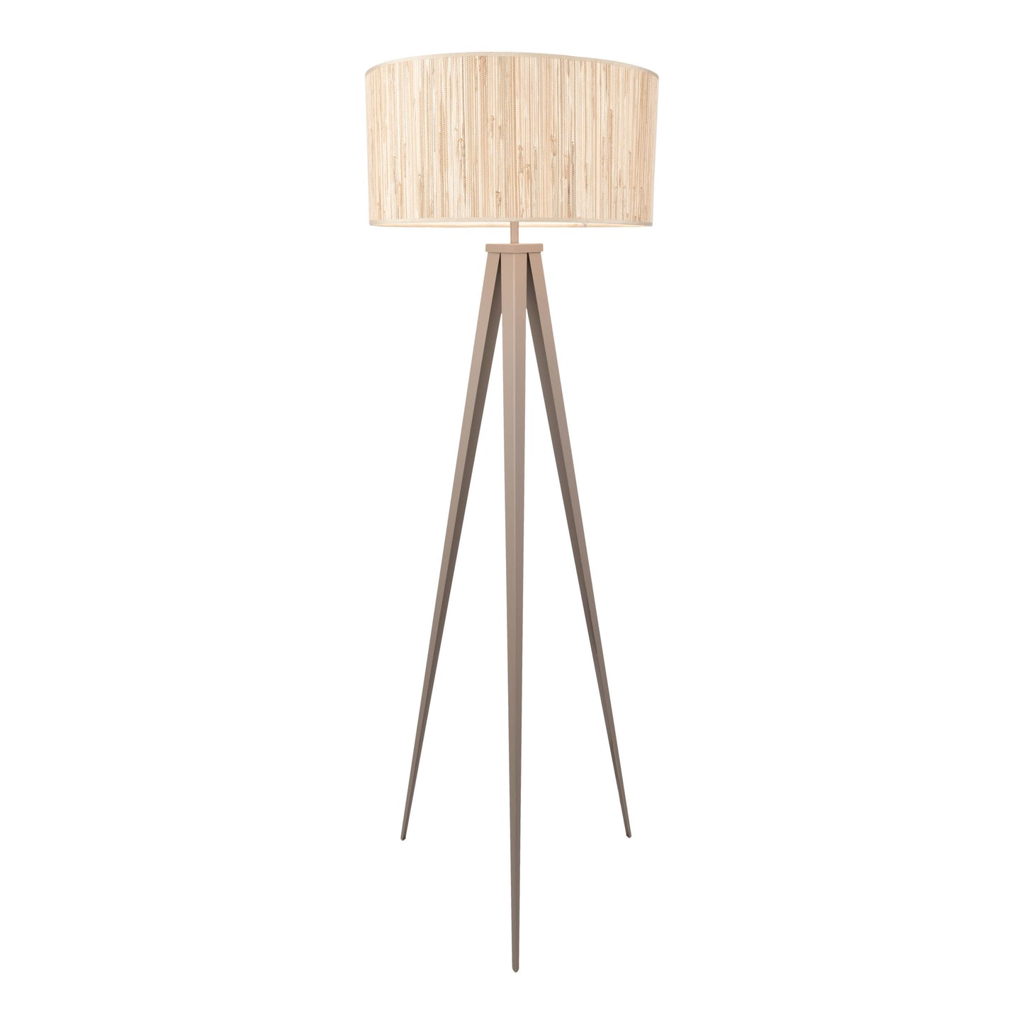 Stehleuchte "SELMAR" H: 150cm beige