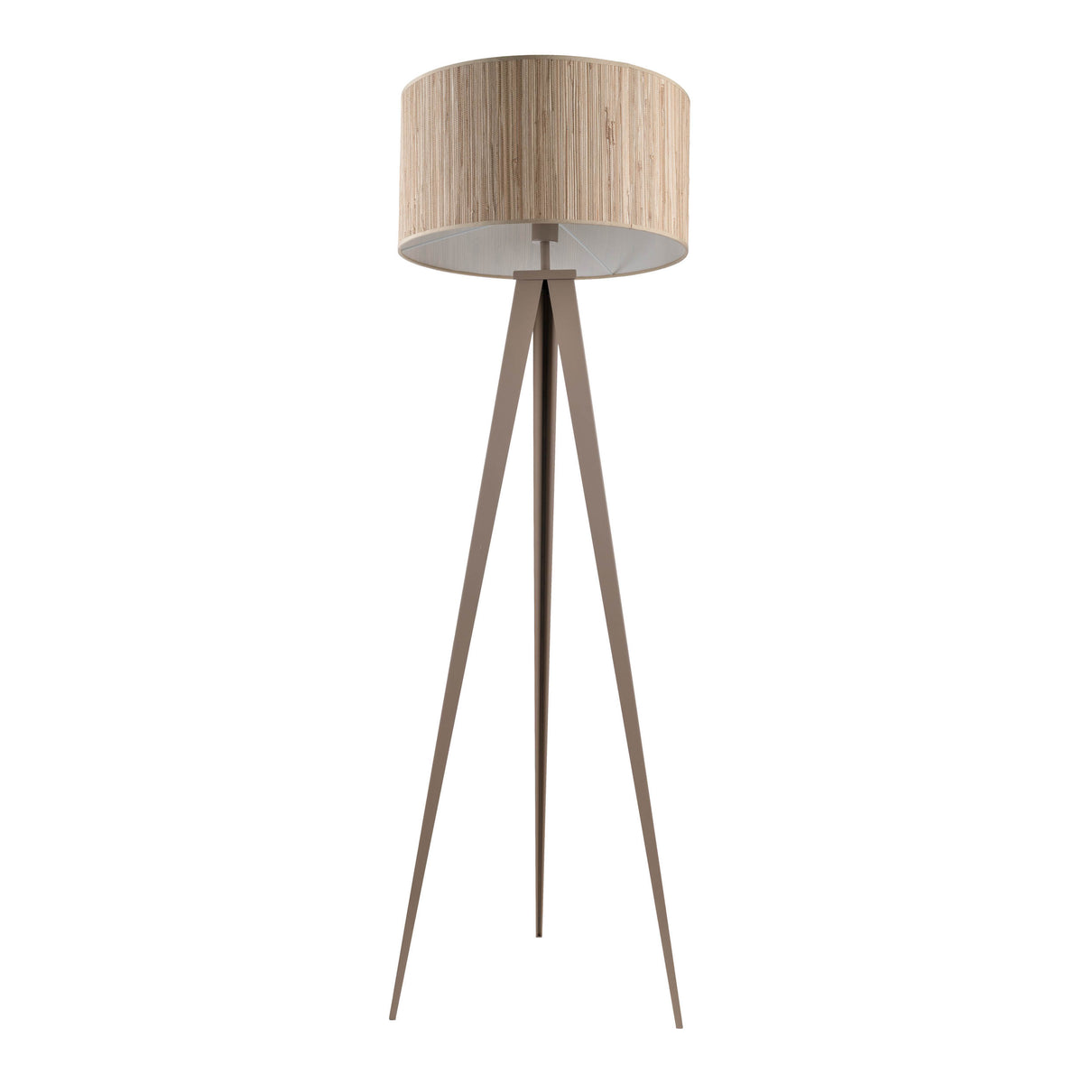 Stehleuchte "SELMAR" H: 150cm beige