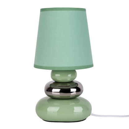 Keramik Tischleuchte "STONEY" H: 31cm mint