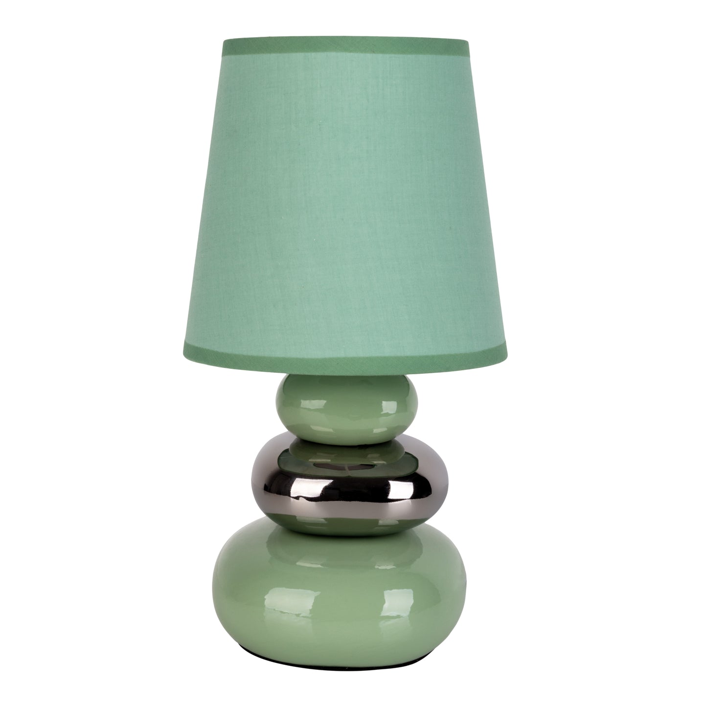 Keramik Tischleuchte "STONEY" H: 31cm mint