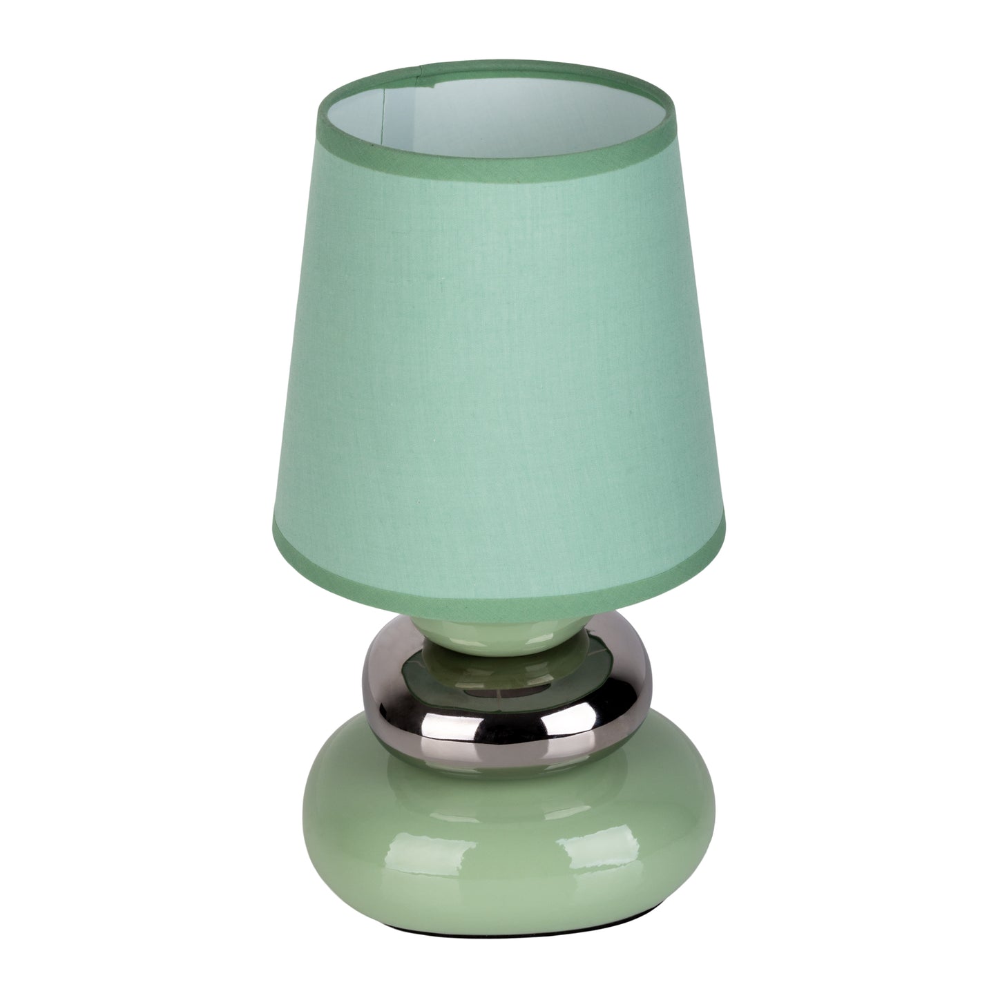 Keramik Tischleuchte "STONEY" H: 31cm mint