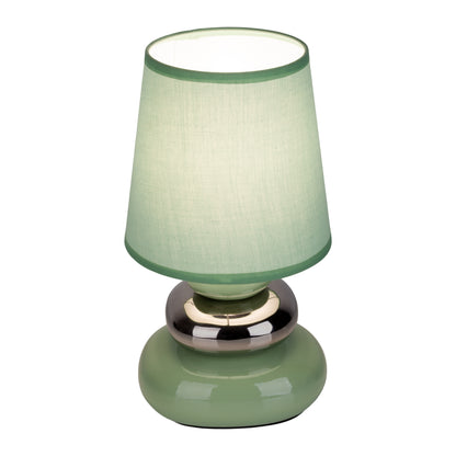 Keramik Tischleuchte "STONEY" H: 31cm mint