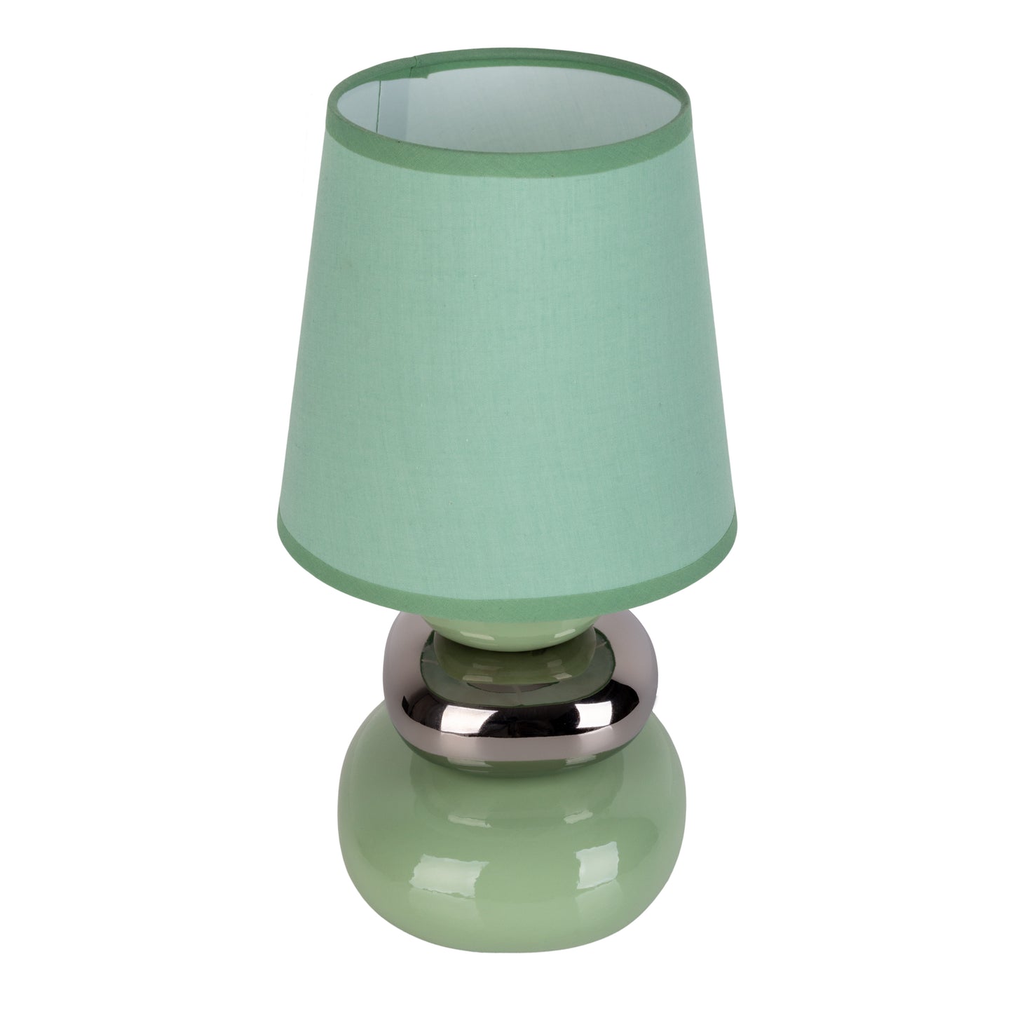 Keramik Tischleuchte "STONEY" H: 31cm mint