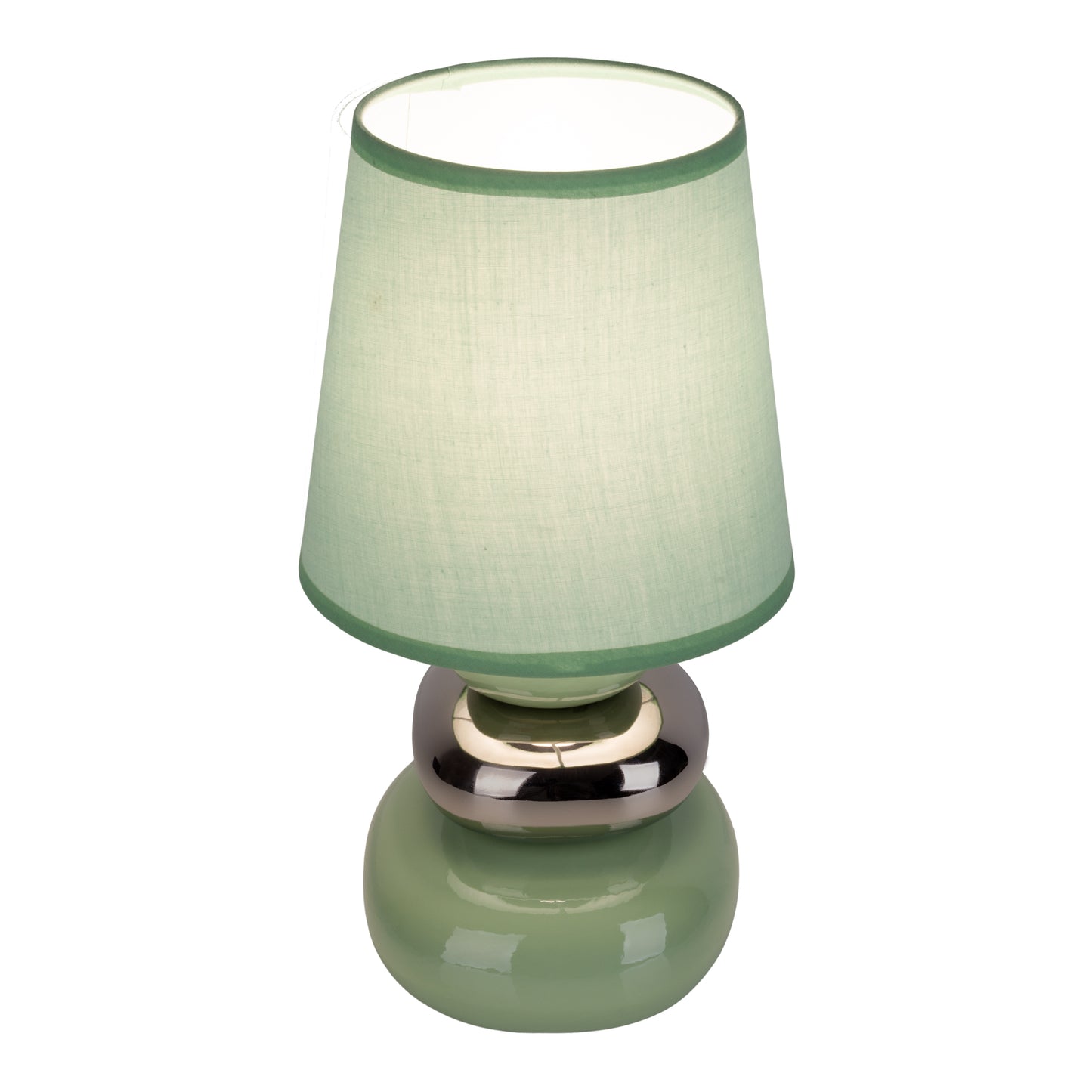 Keramik Tischleuchte "STONEY" H: 31cm mint