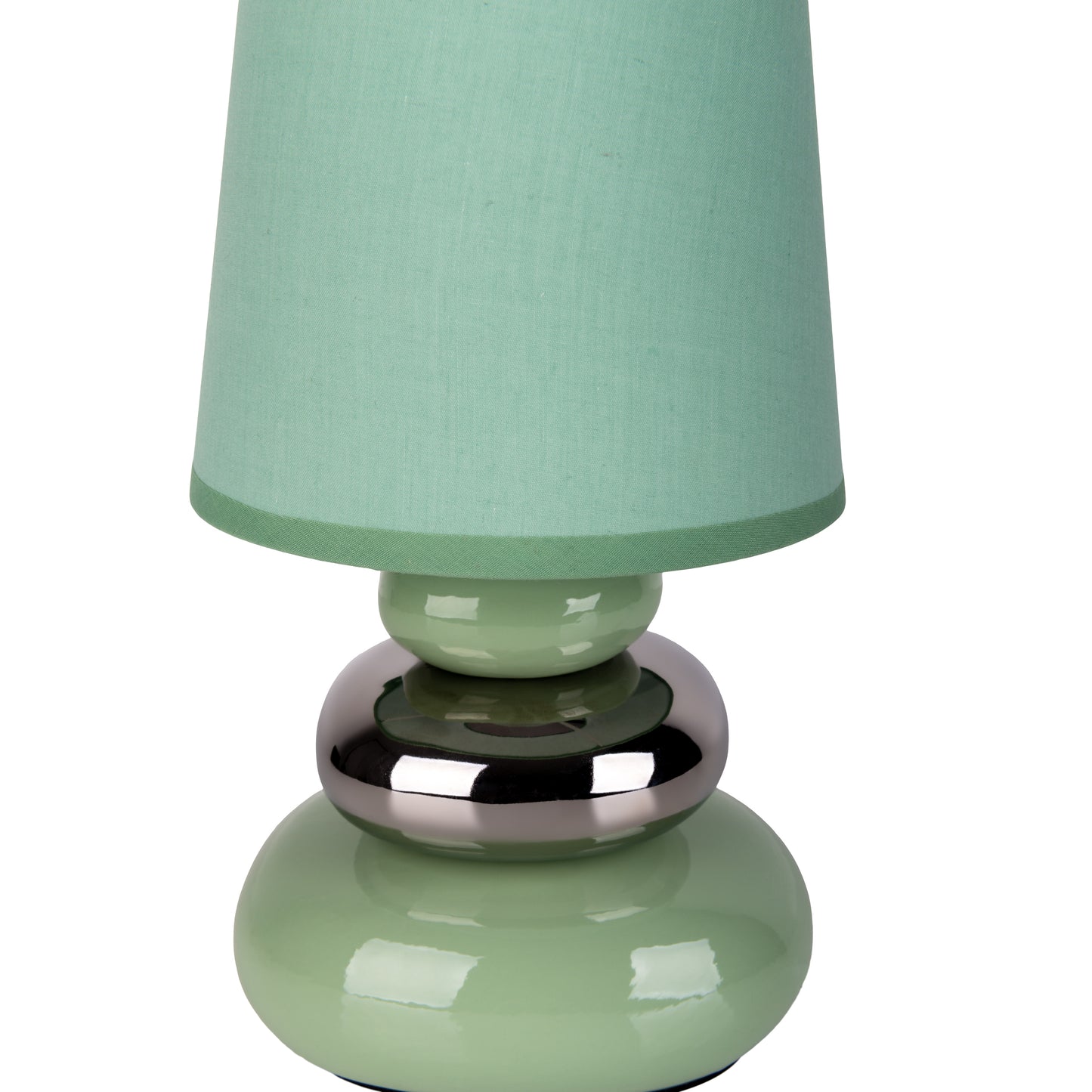 Keramik Tischleuchte "STONEY" H: 31cm mint