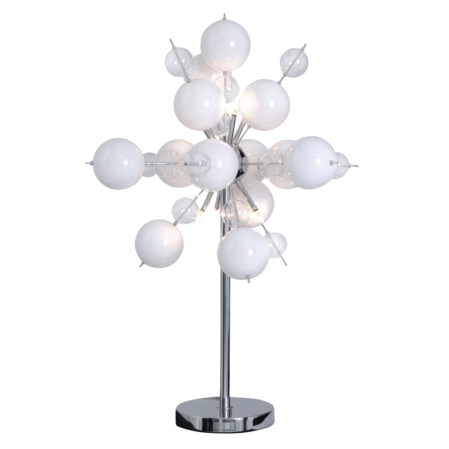 Tischleuchte "EXPLOSION" H: 73cm weiß