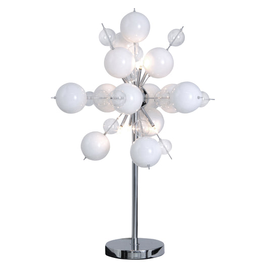 Tischleuchte "EXPLOSION" H: 73cm weiß