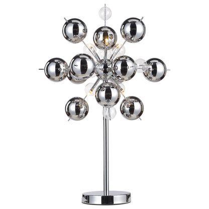 Tischleuchte "EXPLOSION" H: 73cm chrom