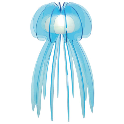 LED Tischleuchte "JELLYFISH" h:30cm türkis
