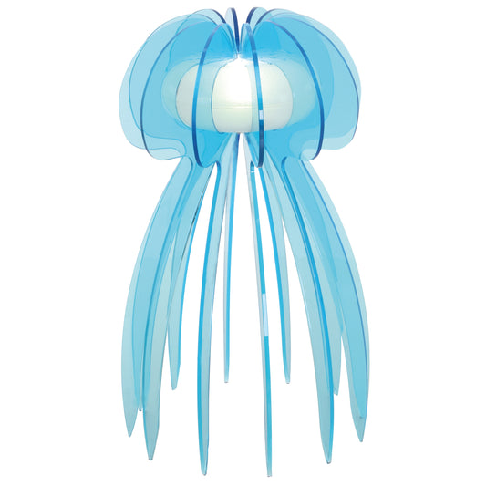 LED Tischleuchte "JELLYFISH" h:30cm türkis