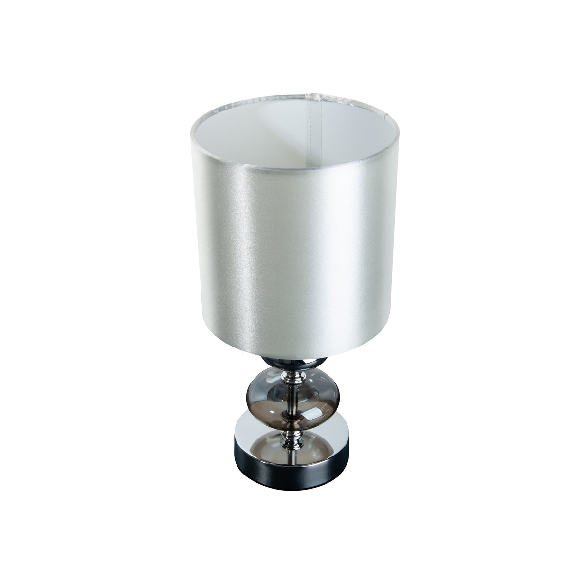 Stoff-/Tischleuchte "MALI" H: 28,5cm weiß