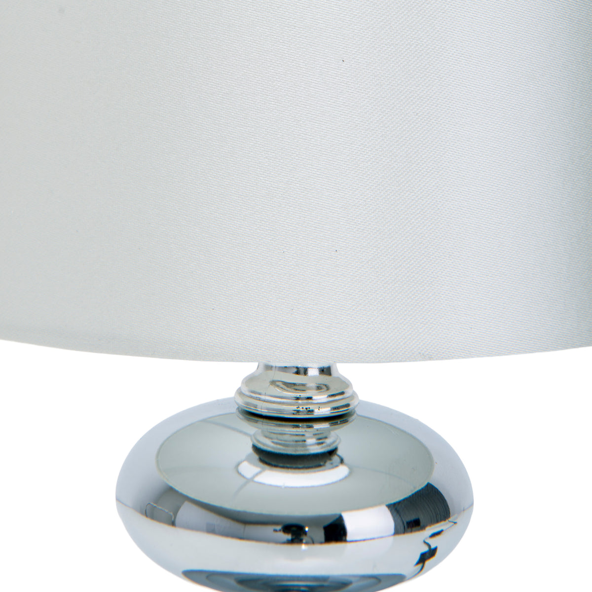 Stoff-/Tischleuchte "MALI" H: 28,5cm weiß