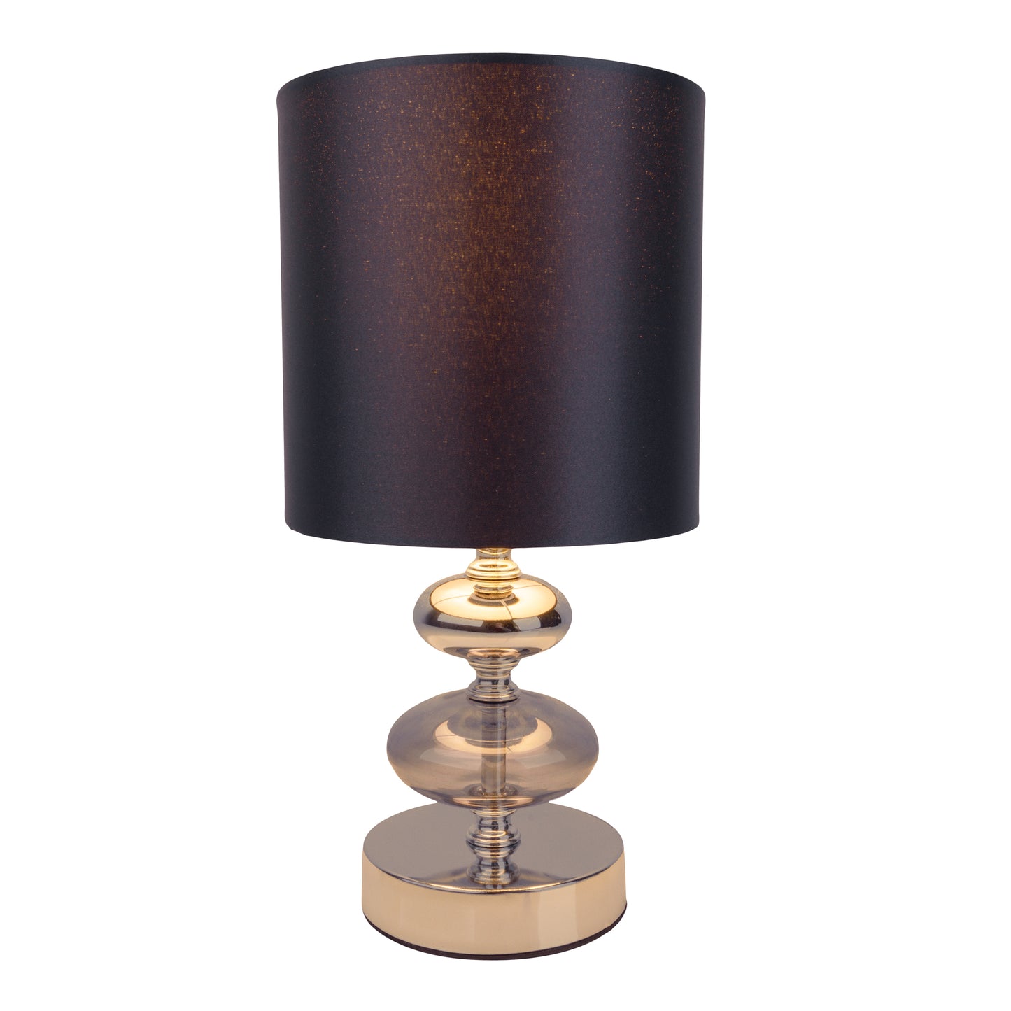 Stoff-/Tischleuchte "MALI" H: 28,5cm anthrazit