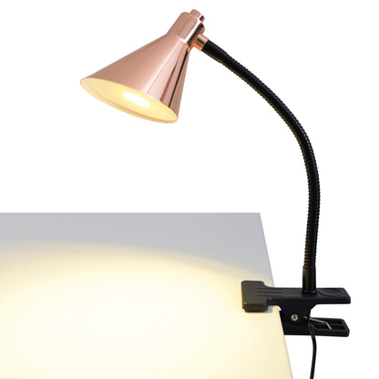 LED Klemm-/Tischleuchte "COPPER" H: 8,4cm kupfer