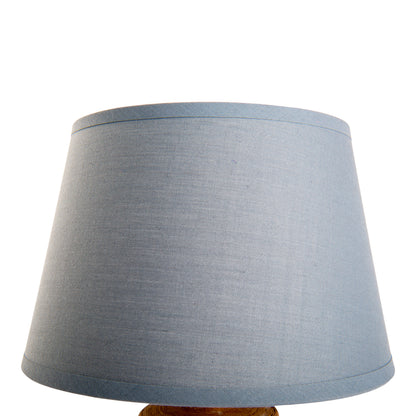 Keramik Tischleuchte "TALIA" H: 31cm grau