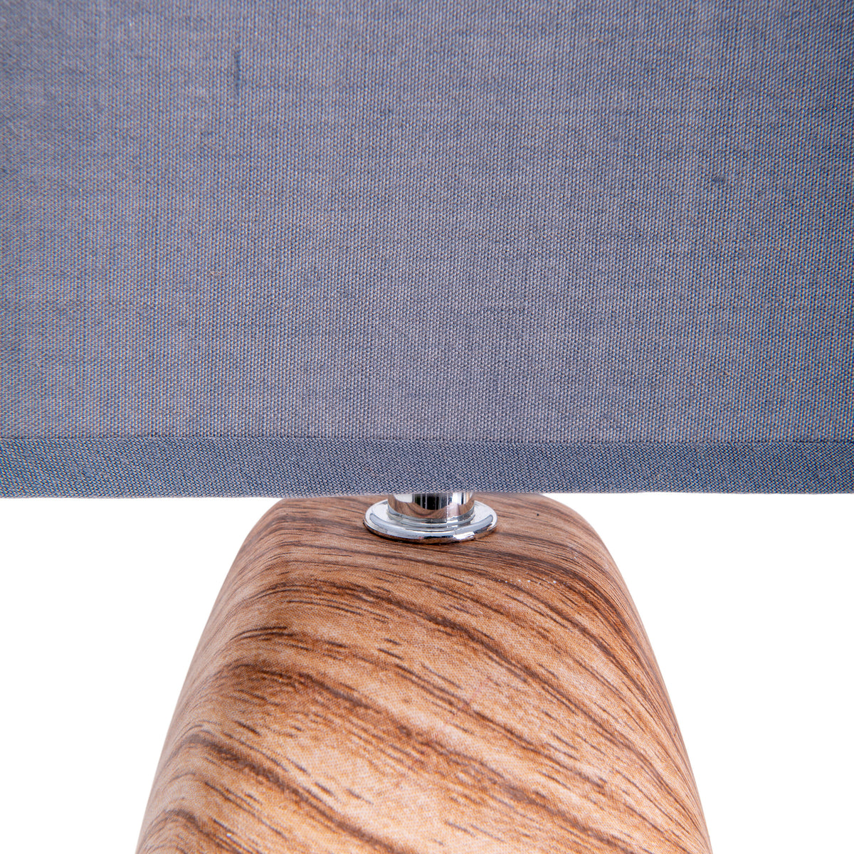 Keramik Tischleuchte "CREMONA" H: 31cm grau