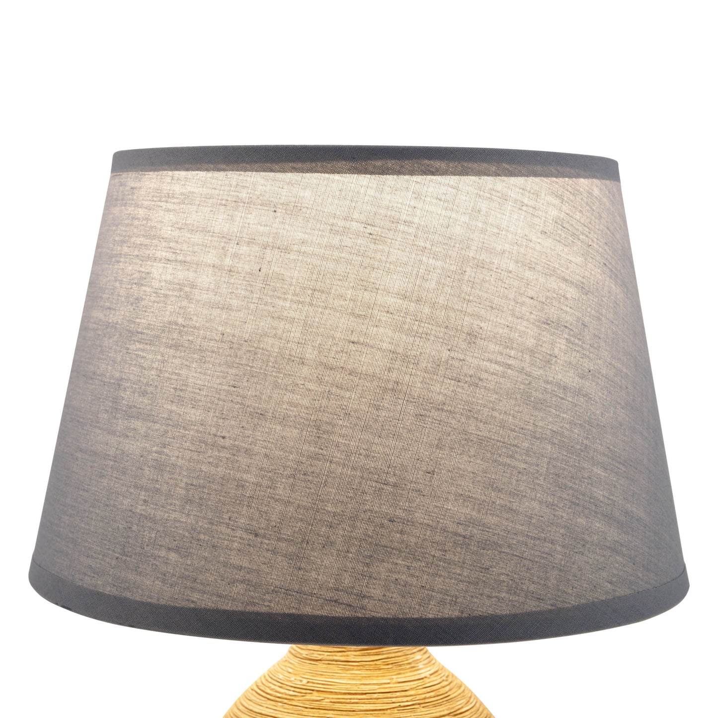 Keramik Tischleuchte "TALI" H: 28cm grau