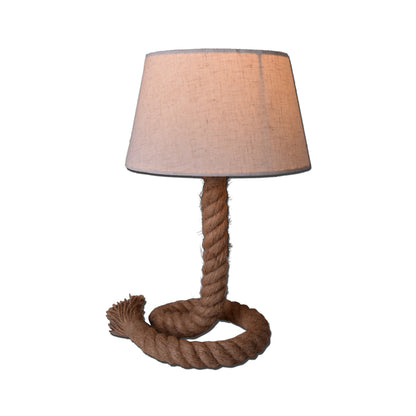 Tischleuchte "ROPE" inkl. Textilschirm H: 40cm