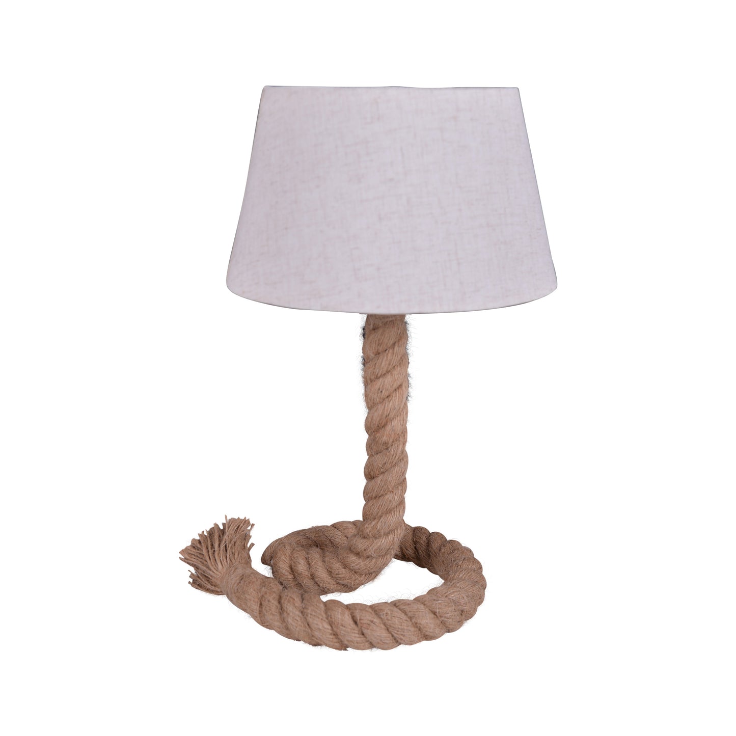 Tischleuchte "ROPE" inkl. Textilschirm H: 40cm