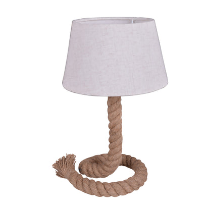 Tischleuchte "ROPE" inkl. Textilschirm H: 40cm