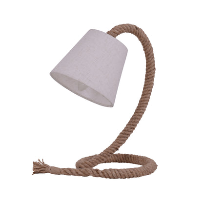 Tischleuchte "ROPE" inkl. Textilschirm H: 35cm